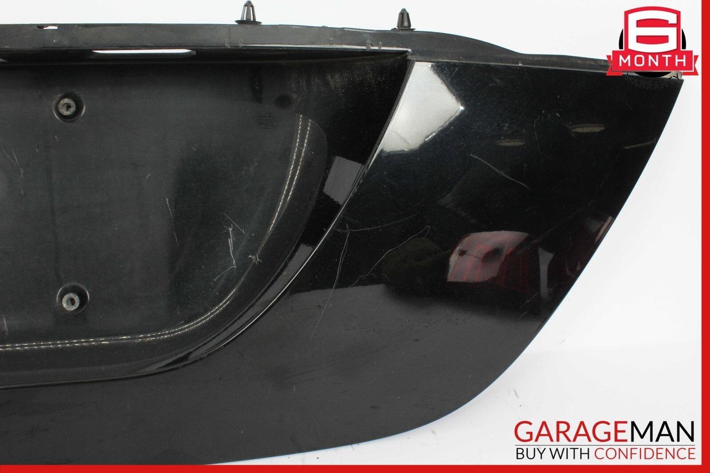 03-09 Mercedes W209 CLK500 Rear Trunk Lid License Plate Holder Black OEM