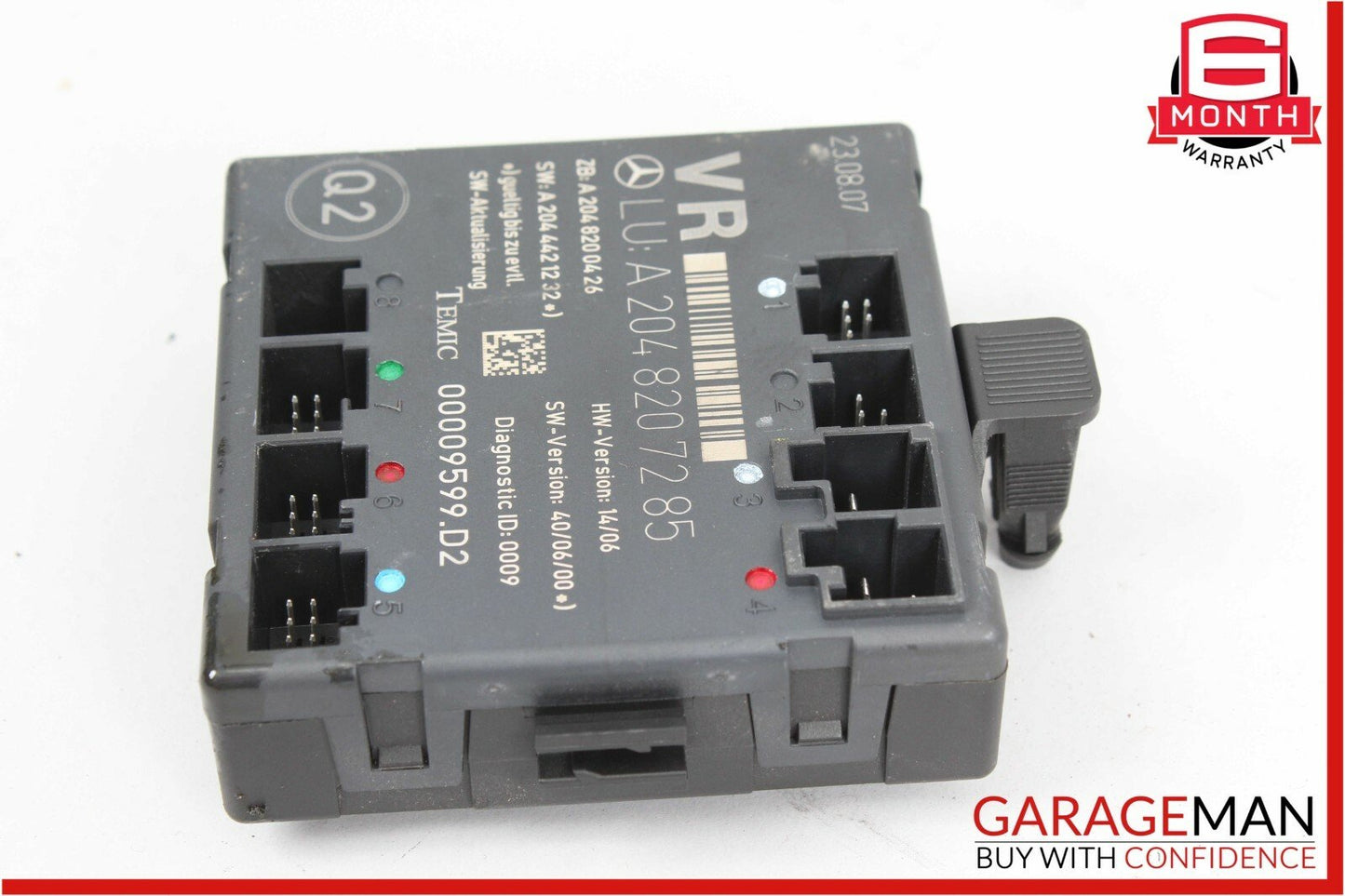 08-11 Mercedes W204 C300 C250 Front Right Passenger Side Door Control Module OEM