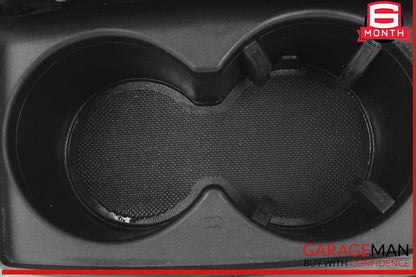 12-18 Audi A6 A7 Front Center Console Dual Cup Holder 4G0862534B Black OEM