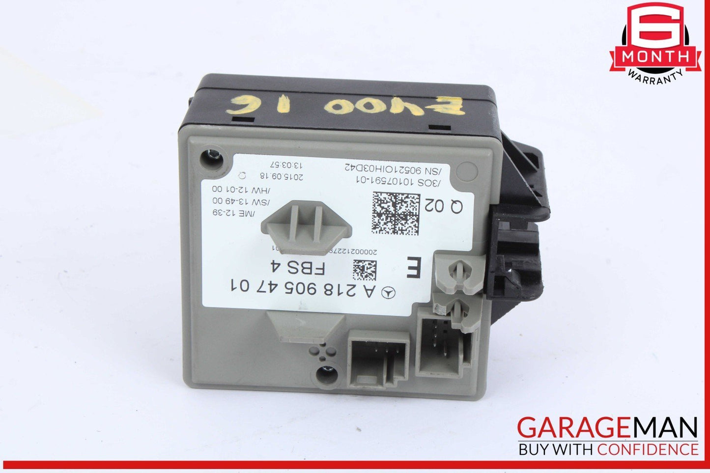 14-20 Mercedes W207 E400 SLC300 SLC43 AMG Ignition Switch Module w/ Key OEM