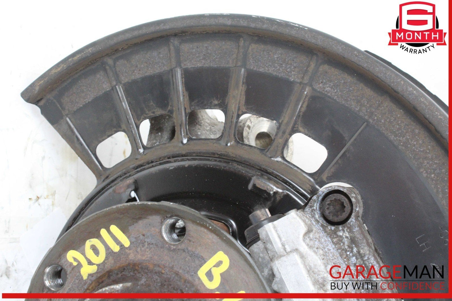11-14 Porsche Cayenne 958 Rear Left Driver Side Spindle Knuckle Wheel Hub OEM