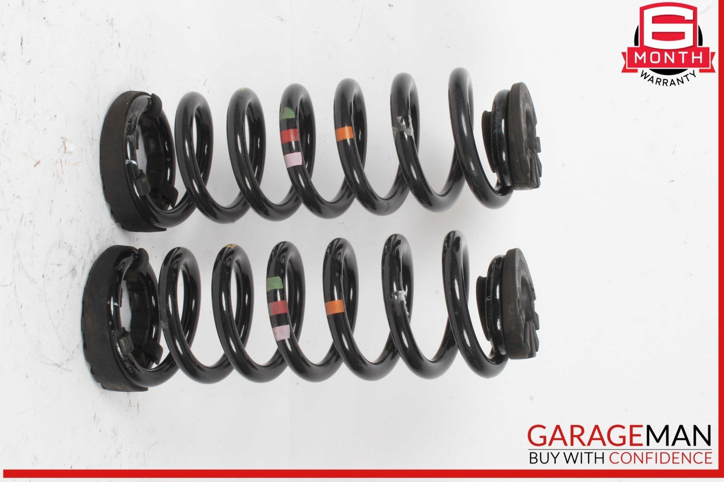 16-23 Jaguar XF Rear Right and Left Side Coil Spring Springs Set of 2 OEM