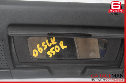 05-11 Mercedes R171 SLK300 Front Right Sun Visor Sunvisor Shade Cover Black