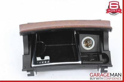 03-11 Mercedes W219 CLS550 E320 Center Ashtray Ash Tray Storage Wood OEM