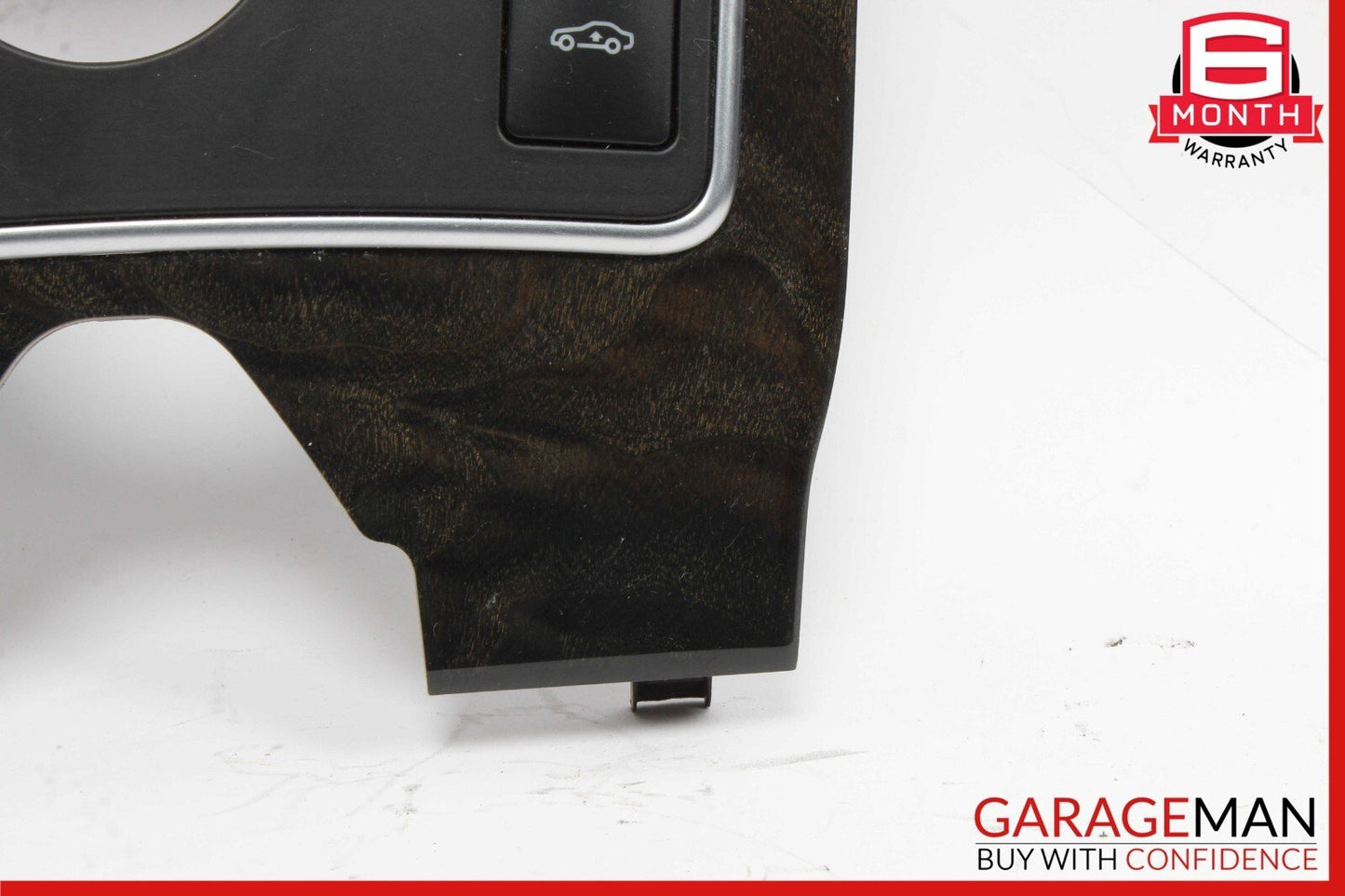 12-14 Mercedes W218 CLS500 Center Console Switch Trim Bezel Cover Wood OEM