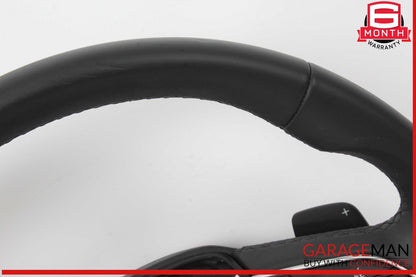 18-25 Audi Q5 Heated Leather Steering Wheel w/ Paddle Shifters Black 80A419091CM