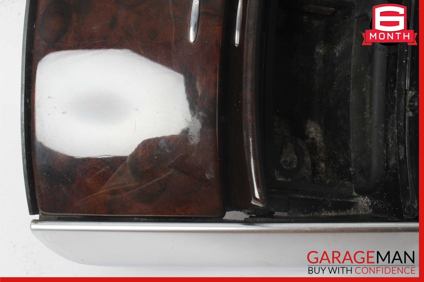 11-13 Mercedes W251 R350 Center Console Cup Holder Ashtray Trim Cover Assy Wood