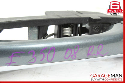 03-09 Mercedes W211 E350 Rear Right Passenger Exterior Door Handle Flintgray