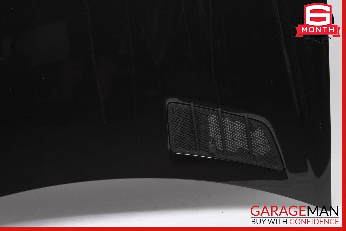 07-12 Mercedes X164 GL450 Front Hood Bonnet Panel Grille Assembly Obsidian Black