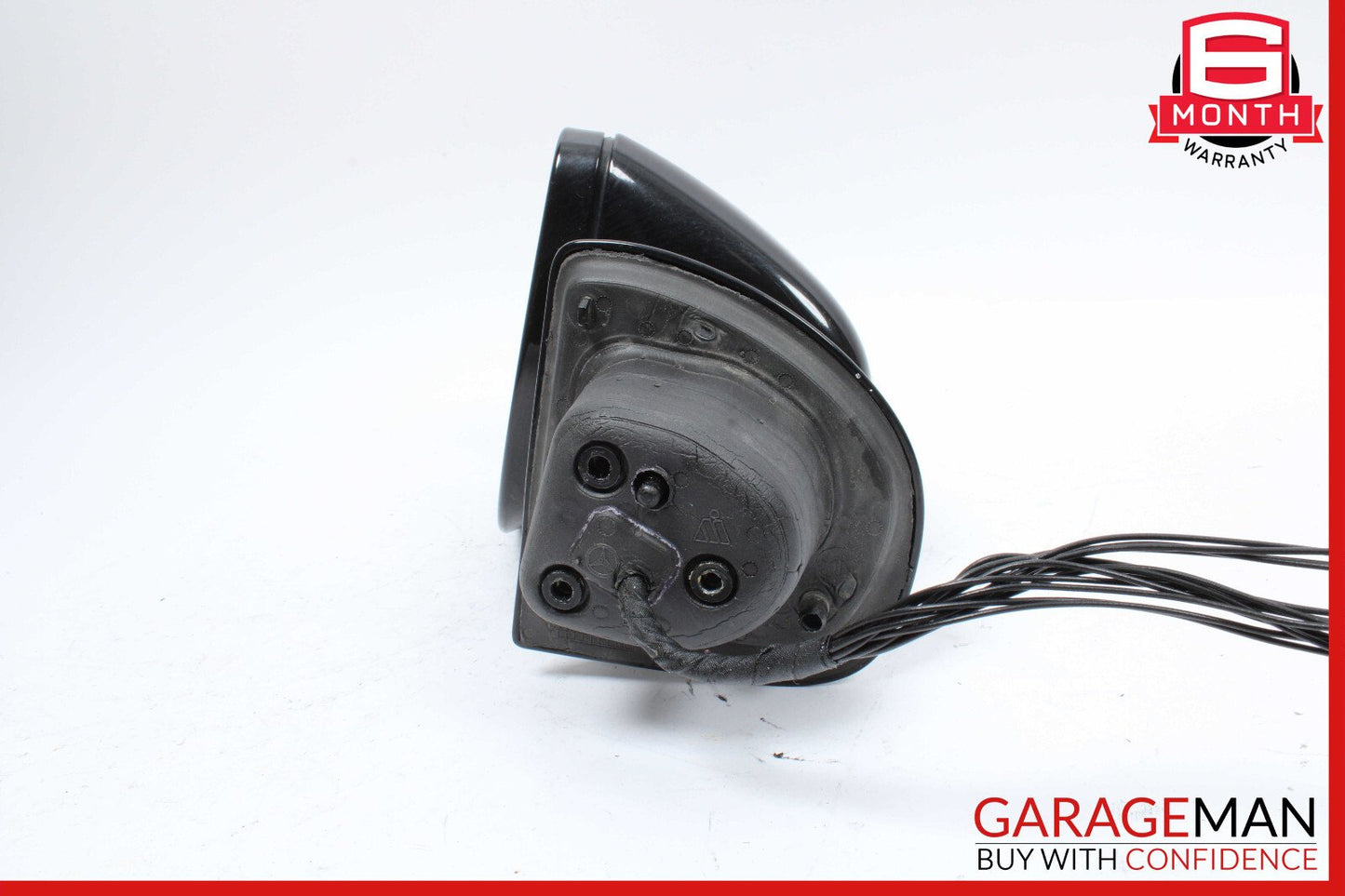 07-09 Mercedes W211 E350 Front Left Side Mirror Door Rear View Black OEM