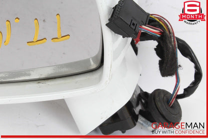 08-15 Audi TT TTS Front Left Driver Side Door Rear View Mirror White OEM