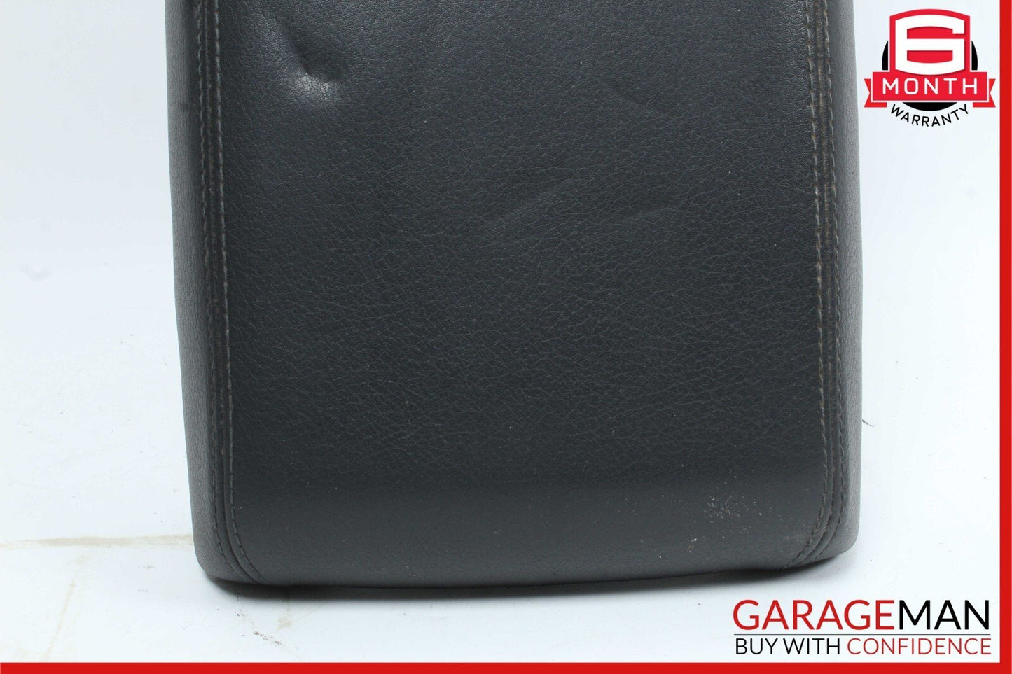 12-18 Audi A7 Center Console Armrest Arm Rest Pad Cover Leather Black OEM