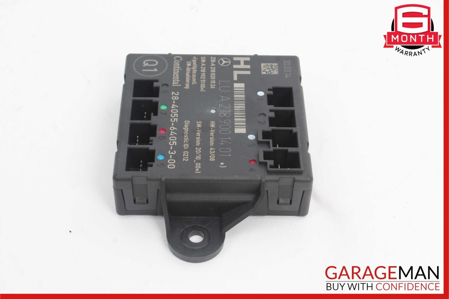 08-14 Mercedes W204 C300 C350 Front Left Door Control Module 2189001401 OEM