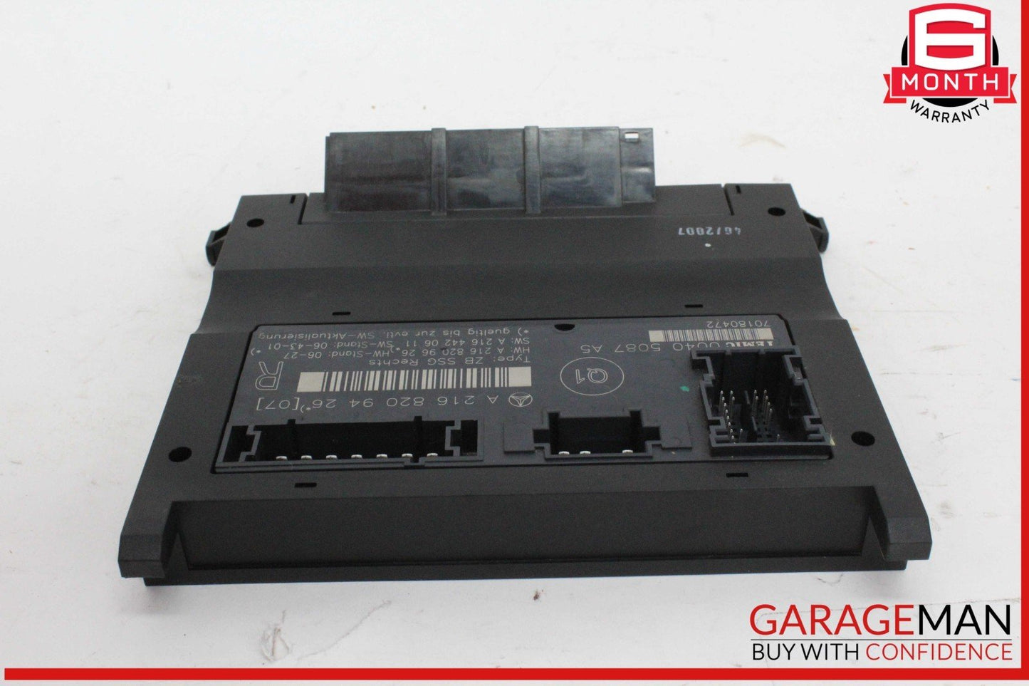 07-14 Mercedes W216 CL550 Front Right Side Seat Control Module Unit OEM