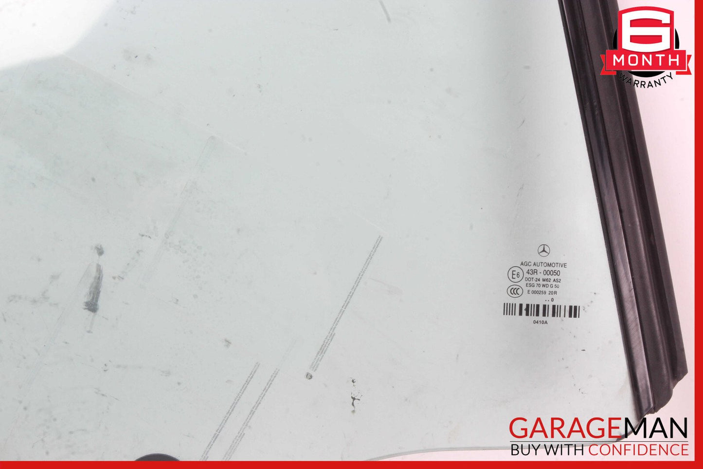 11-17 Mercedes W207 E350 Convertible Rear Right Quarter Window Glass OEM