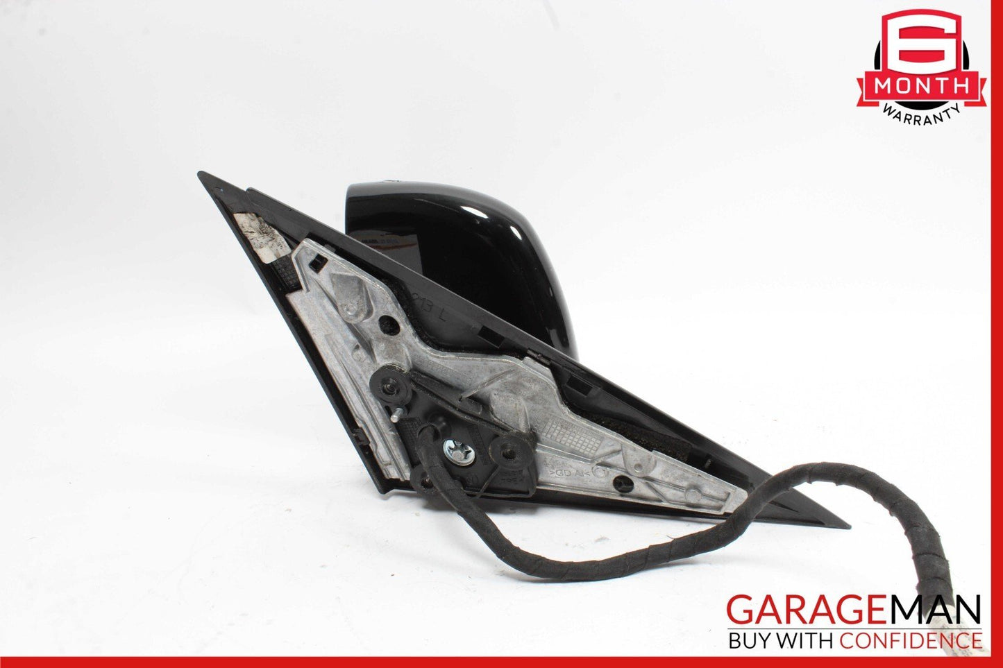 10-13 Mercedes W221 S550 S600 Front Left Side Mirror Door Rear View Black OEM