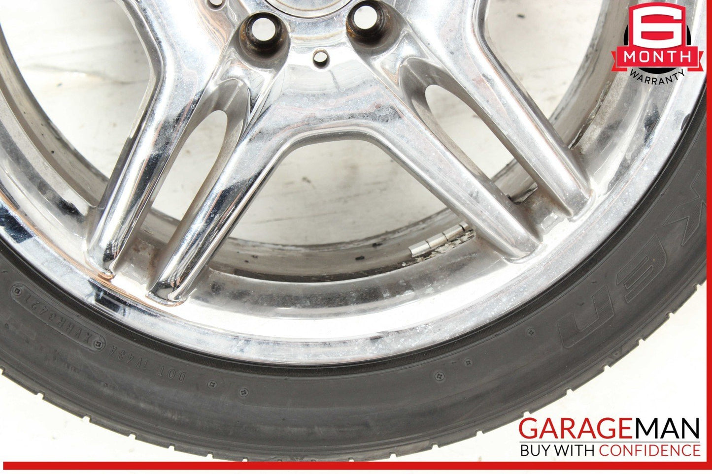 03-12 Mercedes R230 SL550 SL65 AMG Front Wheel Tire Rim 8.5Jx18H2 ET30 OEM