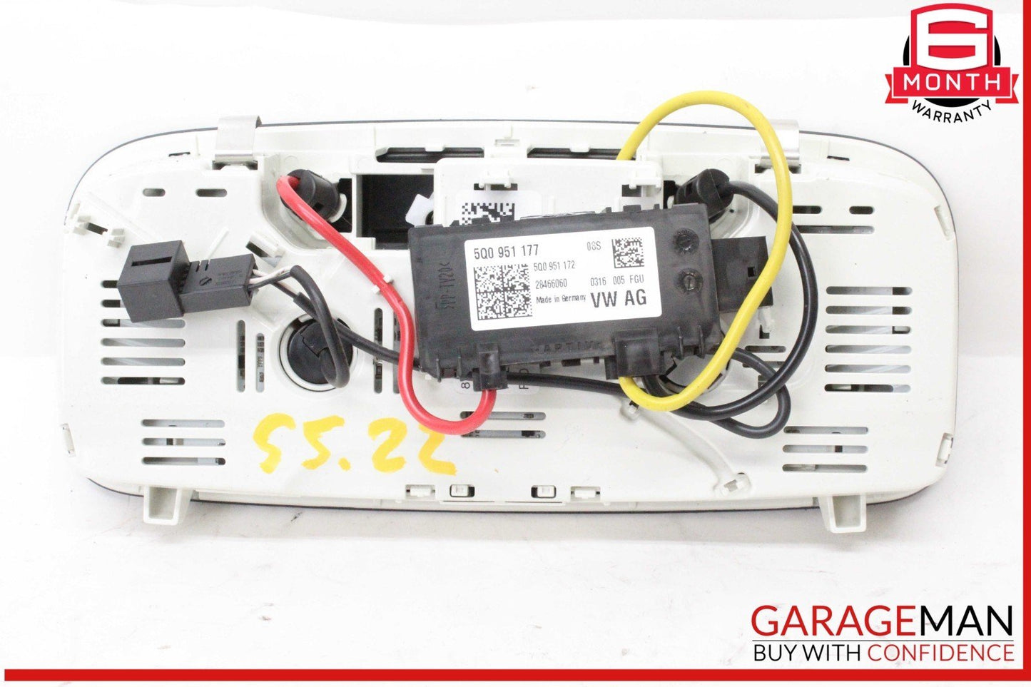 18-24 Audi S5 A5 Front Overhead Over Head Dome Light Lamp 5Q0951177 OEM