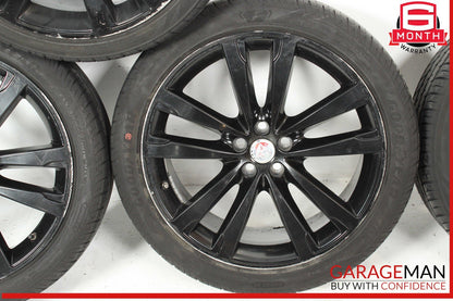 16-21 Jaguar XF Complete Wheel Tire Rim Set of 4 Pc 8.5 x 20 OEM