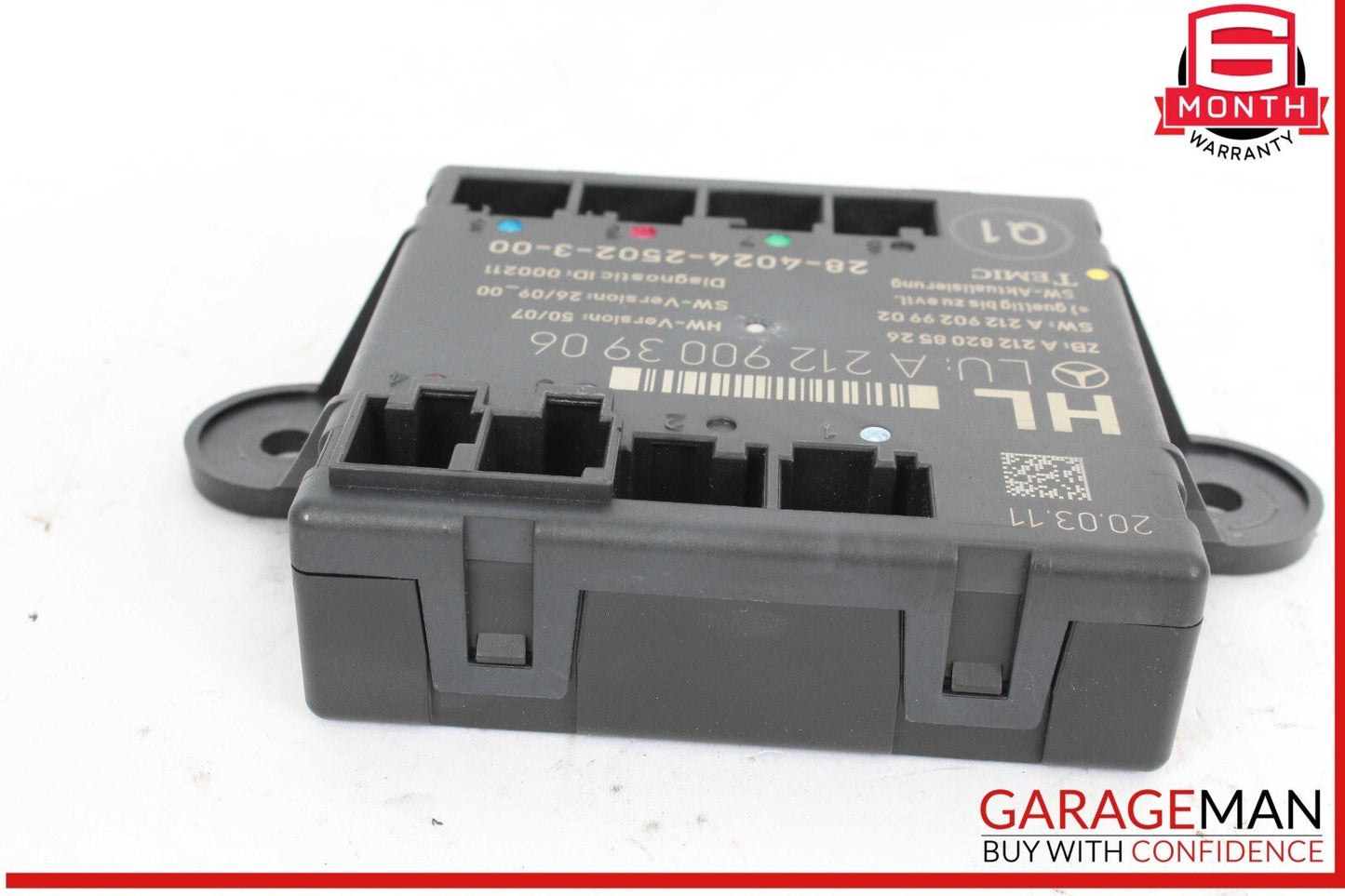 08-14 Mercedes W204 C300 Rear Left Driver Side Door Control Module Unit OEM