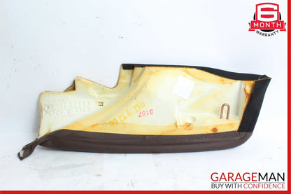 03-09 Mercedes W209 CLK350 Rear Right Passenger Side Bolster Cushion Cover Brown