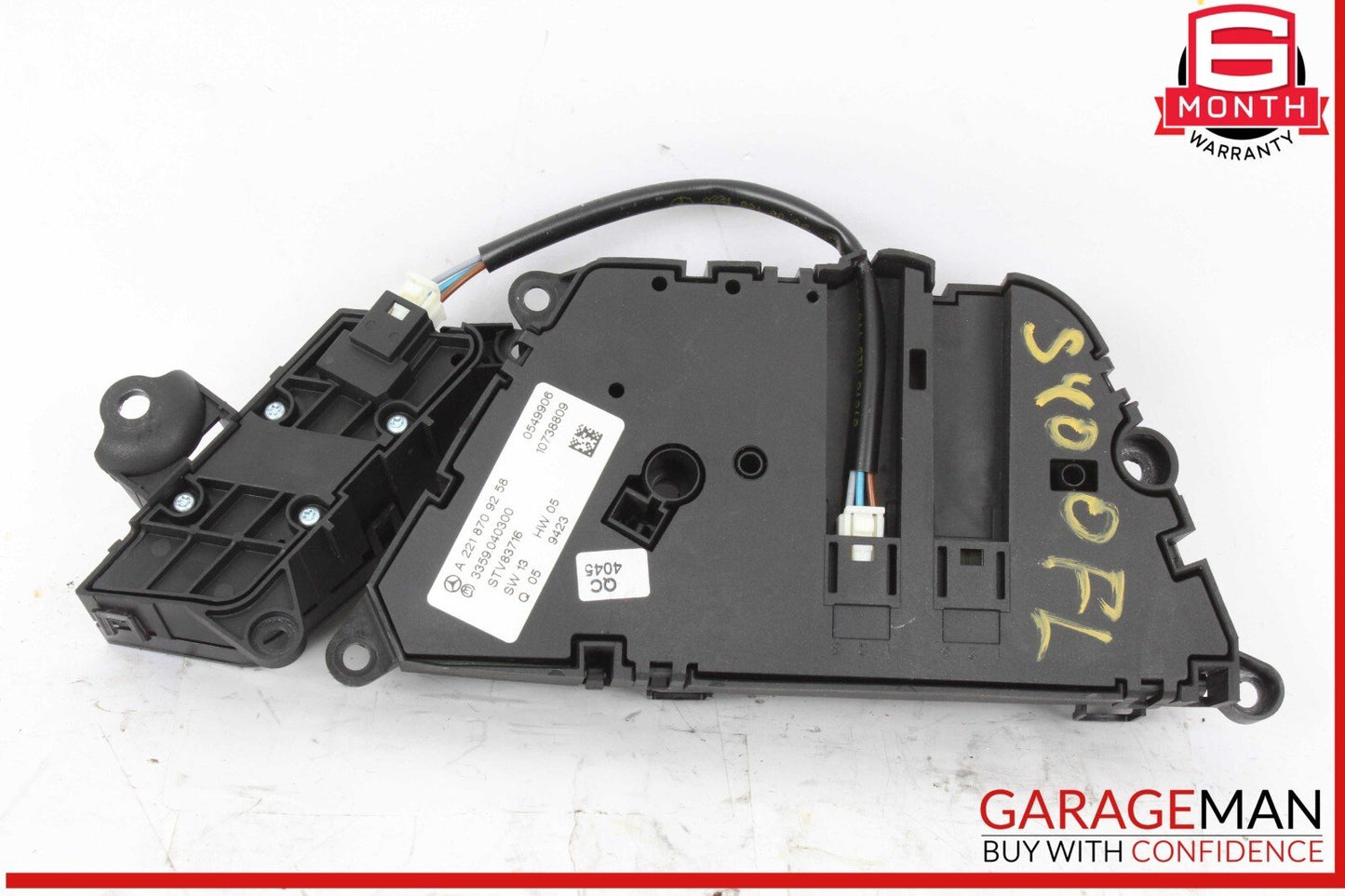 07-13 Mercedes W221 S400 Hybrid Front Left Side Seat Control Switch Assembly OEM