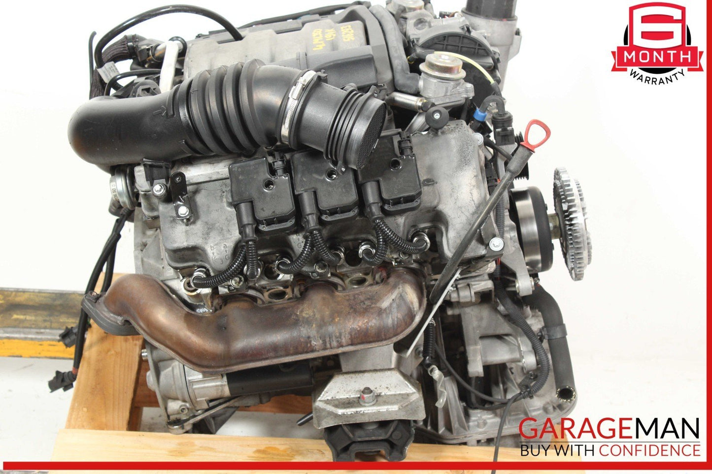 03-05 Mercedes W163 ML350 Engine Motor Block Assembly 3.7L V6 M112 OEM 194k