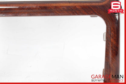 03-13 Maserati Quattroporte M139 Center Console Rear AC Control Trim Bezel Wood