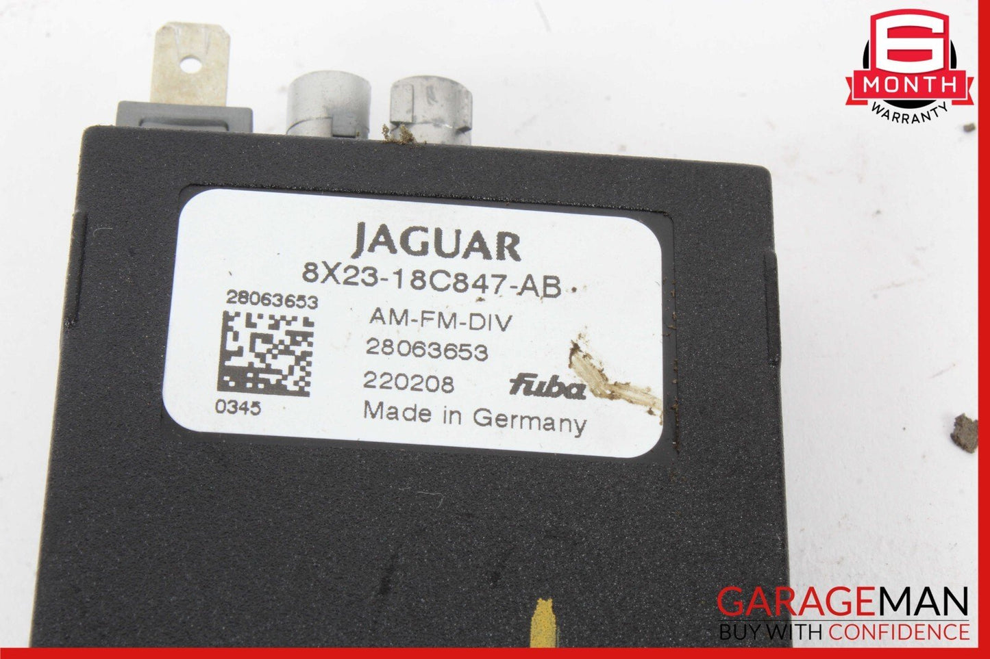 09-11 Jaguar XF X250 Radio Antenna Amplifier Control Module 8X2318C847AB OEM