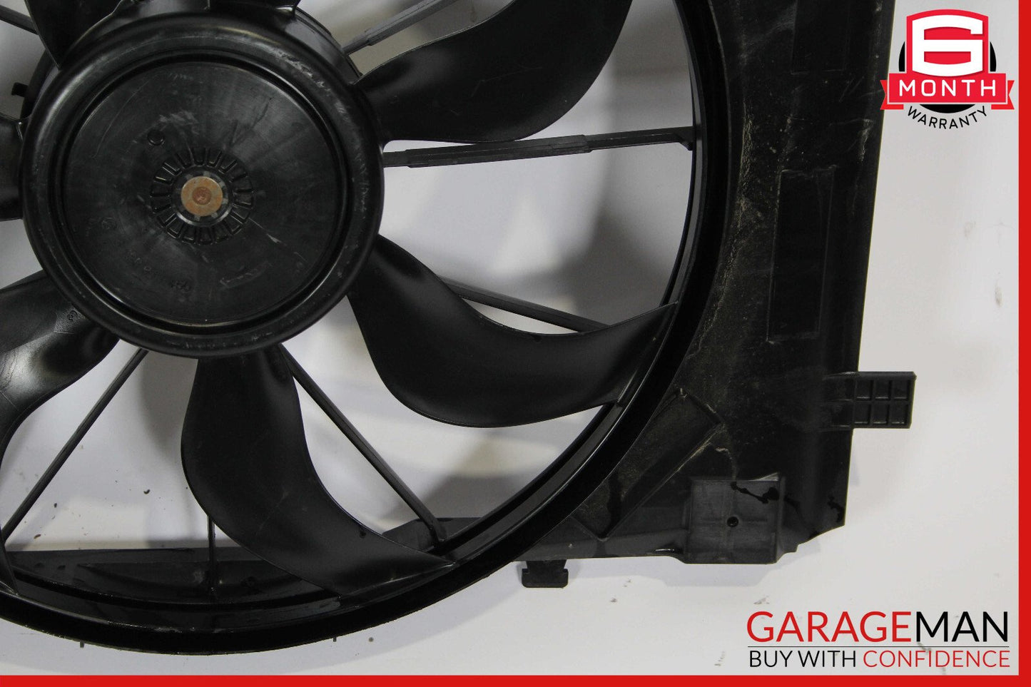 12-20 Mercedes R172 SLK250 Engine Radiator Cooling Fan Motor Shroud Assy