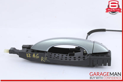 12-18 Audi A6 A7 Right Passenger Side Exterior Door Handle Gray 4H0837886 OEM