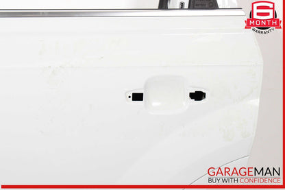 17-19 Audi Q7 Rear Left Driver Side Door Shell White OEM