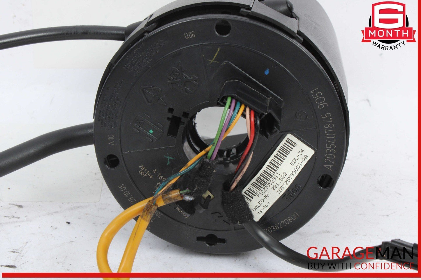 03-07 Mercedes-Benz C230 Steering Column Clockspring Switch 2038220800 OEM