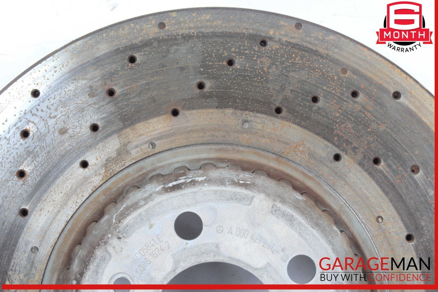 18-20 Mercedes X253 GLC350e Front Left and Right Side Brake Disc Rotor Set of 2
