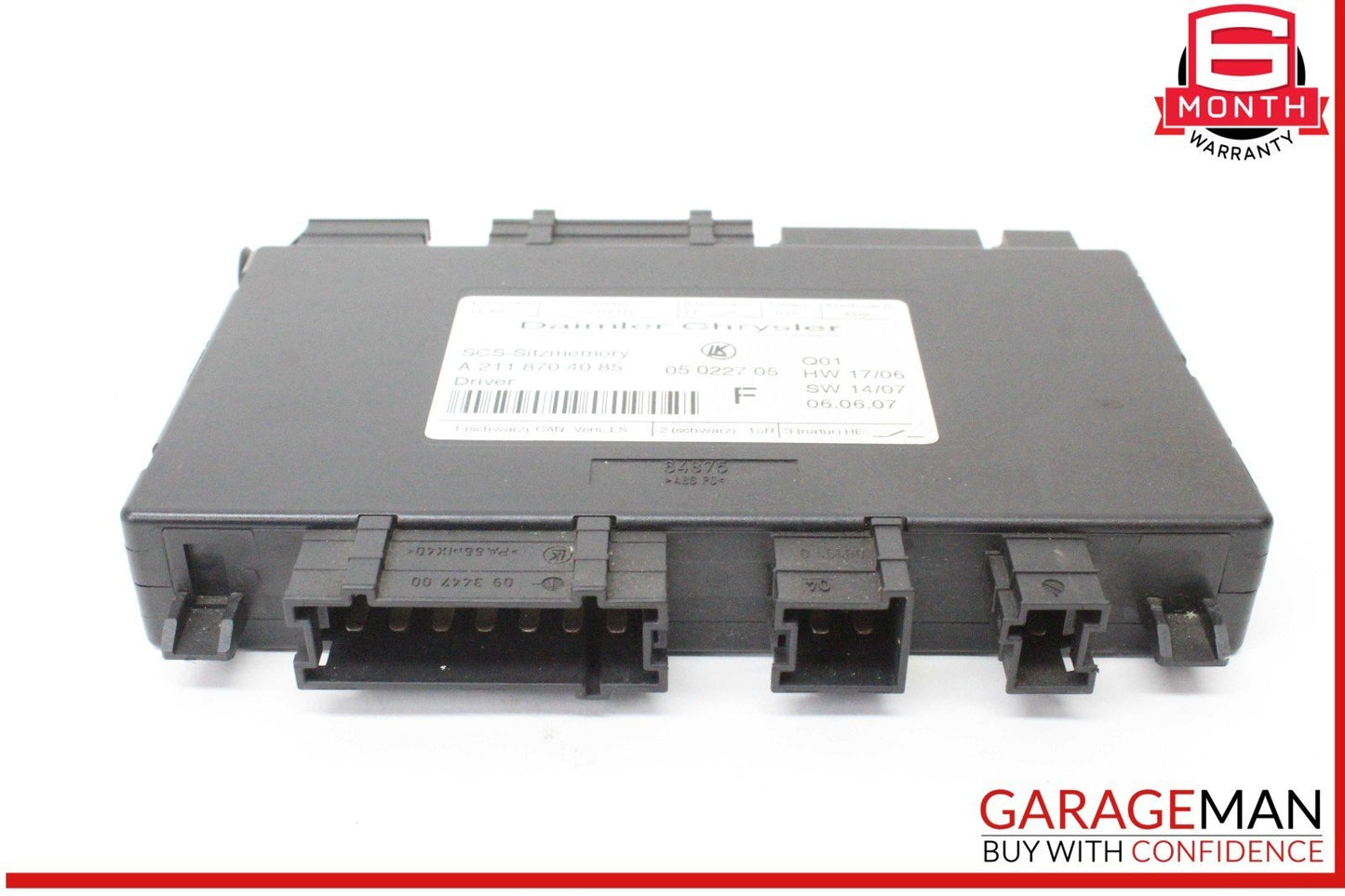 03-11 Mercedes W211 E350 Front Left Side Seat Control Module 2118704085 OEM