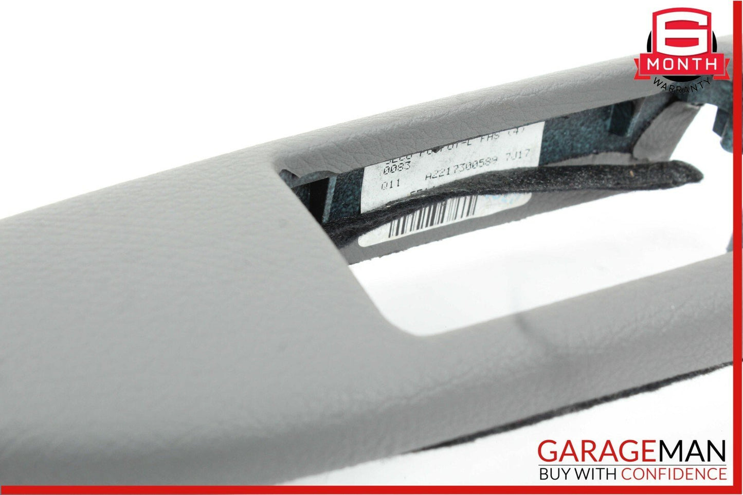 07-09 Mercedes W221 S550 Rear Left Window Regulator Control Trim Bezel Grey OEM