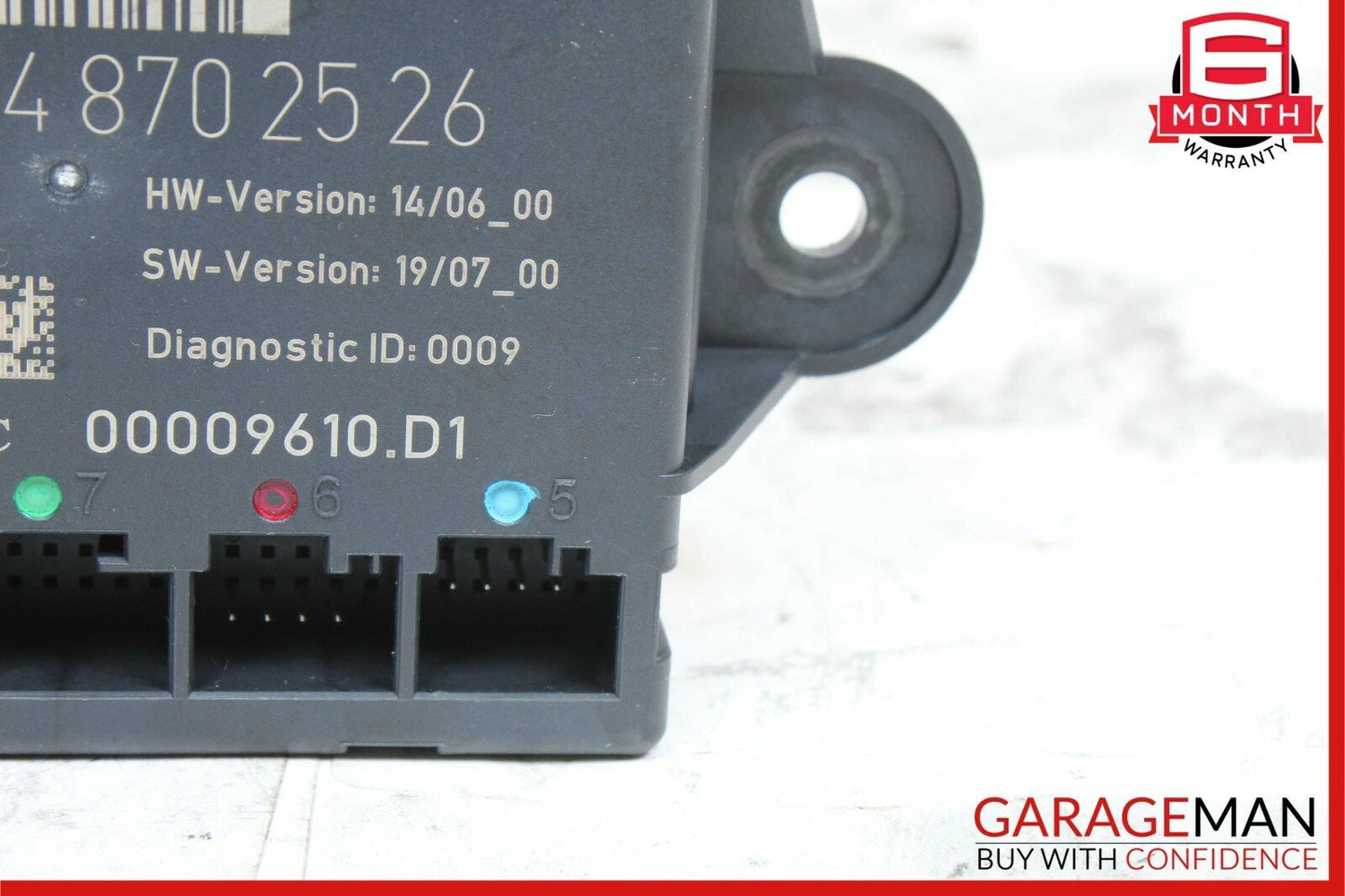 08-14 Mercedes W204 C300 C350 Rear Right Side Door Control Module 2048702526 OEM