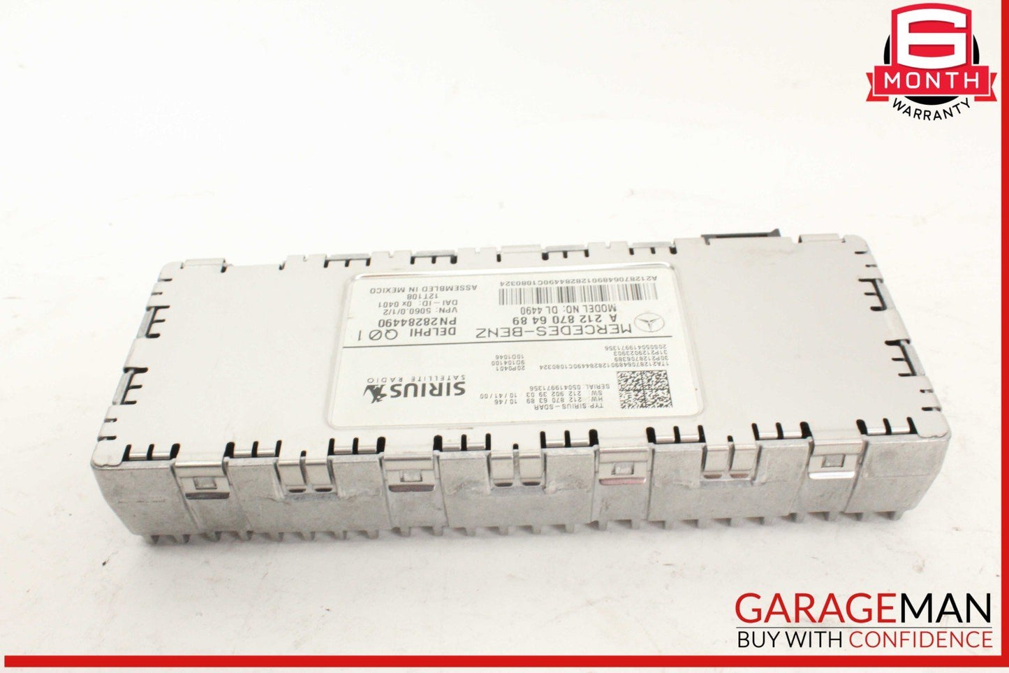 10-17 Mercedes W212 E350 CLS550 Sirius Satellite Radio Receiver Module Unit OEM