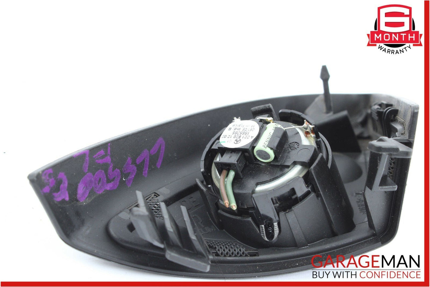 06-11 Mercedes W219 CLS500 Front Left Side Door Tweeter Speaker Cover Trim Black