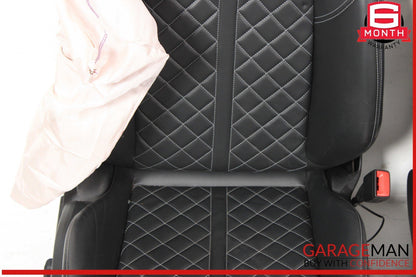 18-24 Audi S5 Sportback Front Left & Right Seat Leather Set of 2 Pc OEM
