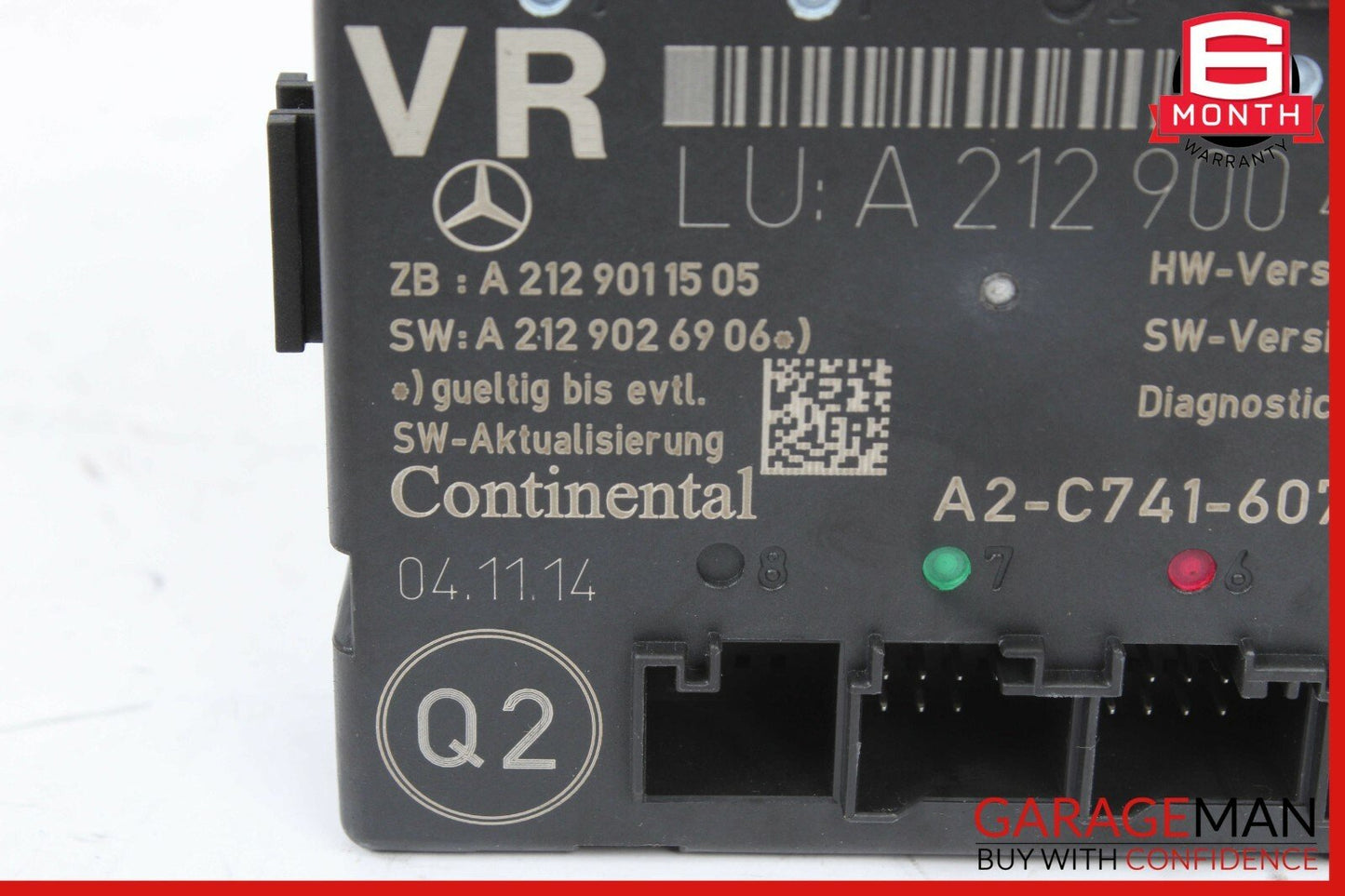 08-15 Mercedes W204 C250 Front Right Passenger Side Door Control Module OEM