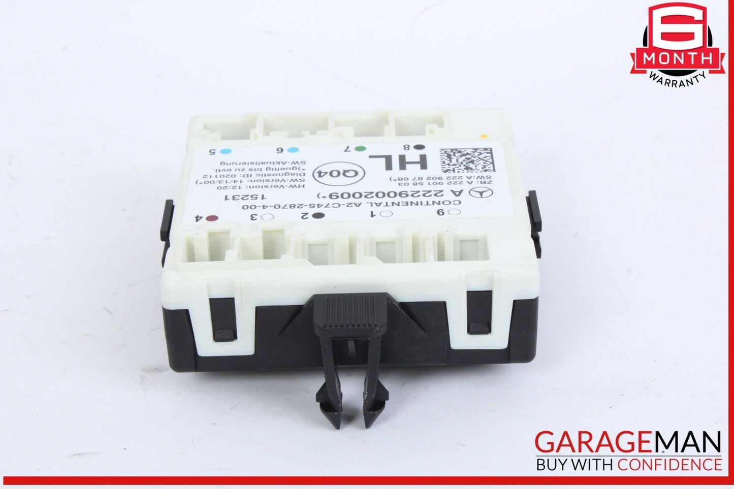 15-23 Mercedes W205 C300 C400 GLC300 Rear Left Side Door Control Module Unit OEM
