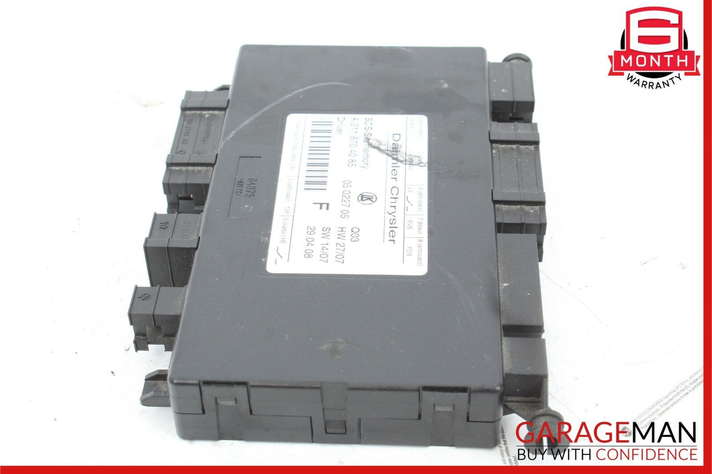 03-12 Mercedes CLS550 GL450 E350 E320 ML500 Front Left Side Seat Control Module