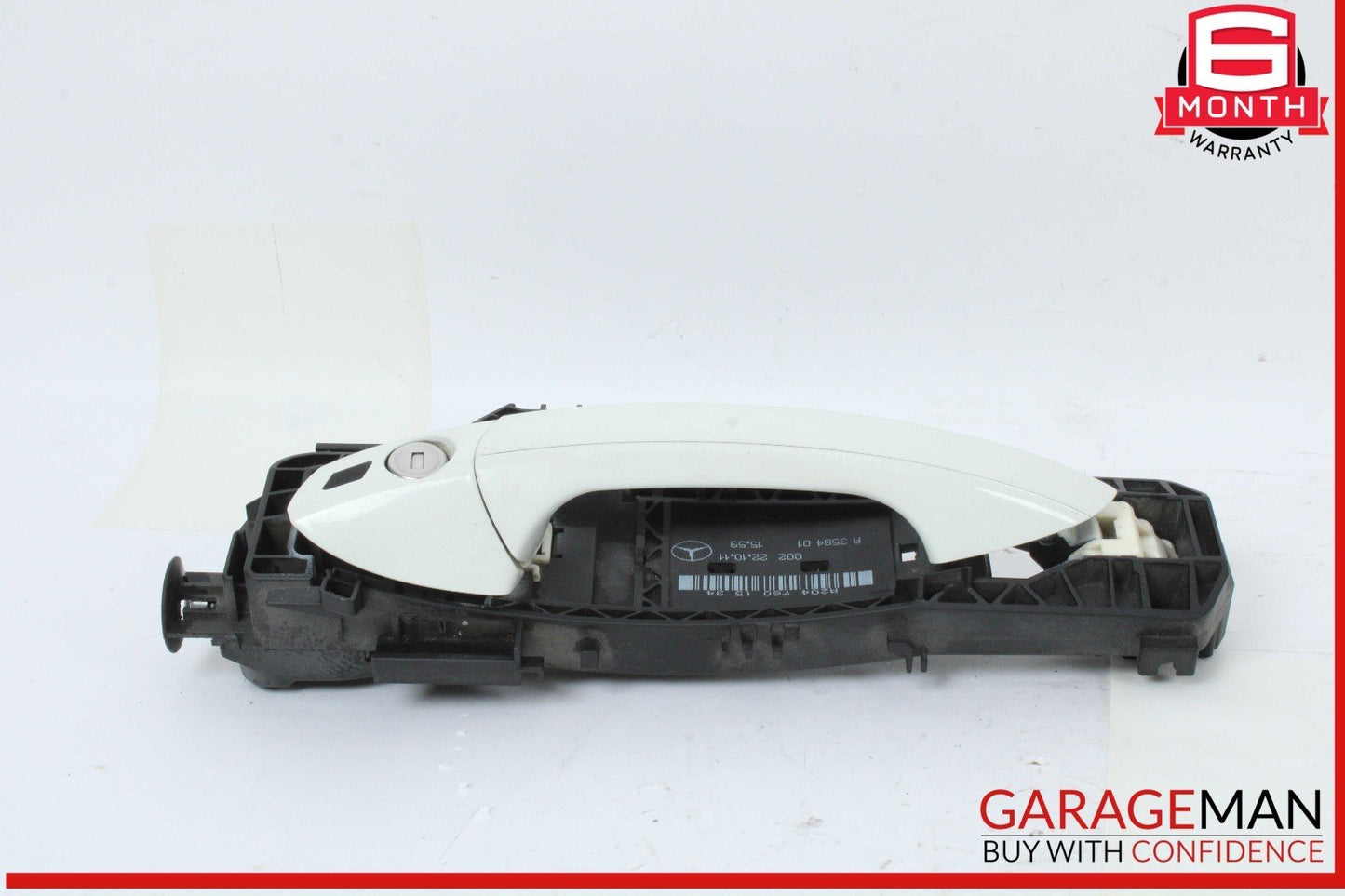 08-15 Mercedes X204 GLK350 Front Left Driver Side Exterior Door Handle White OEM
