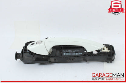 08-15 Mercedes X204 GLK350 Front Left Driver Side Exterior Door Handle White OEM