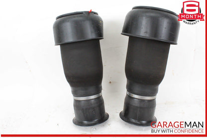 14-18 BMW X5 F15 X6 Rear Left and Right Side Air Suspension Spring Set OEM