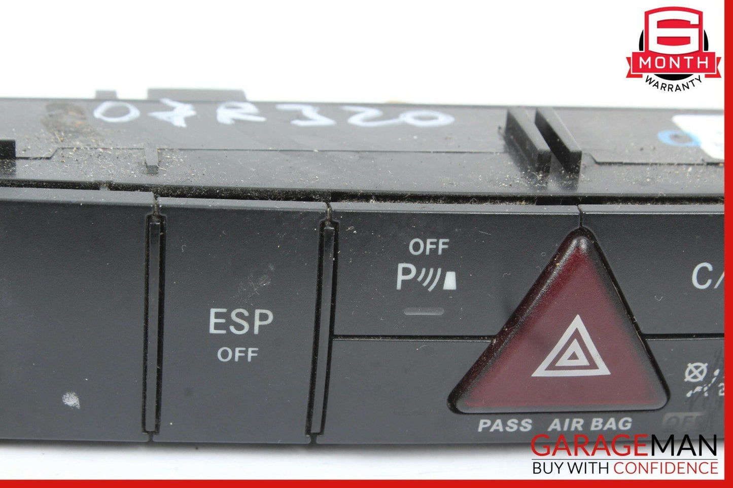 06-10 Mercedes W251 R320 R500 Center Dashboard Hazard ESP Control Switch OEM