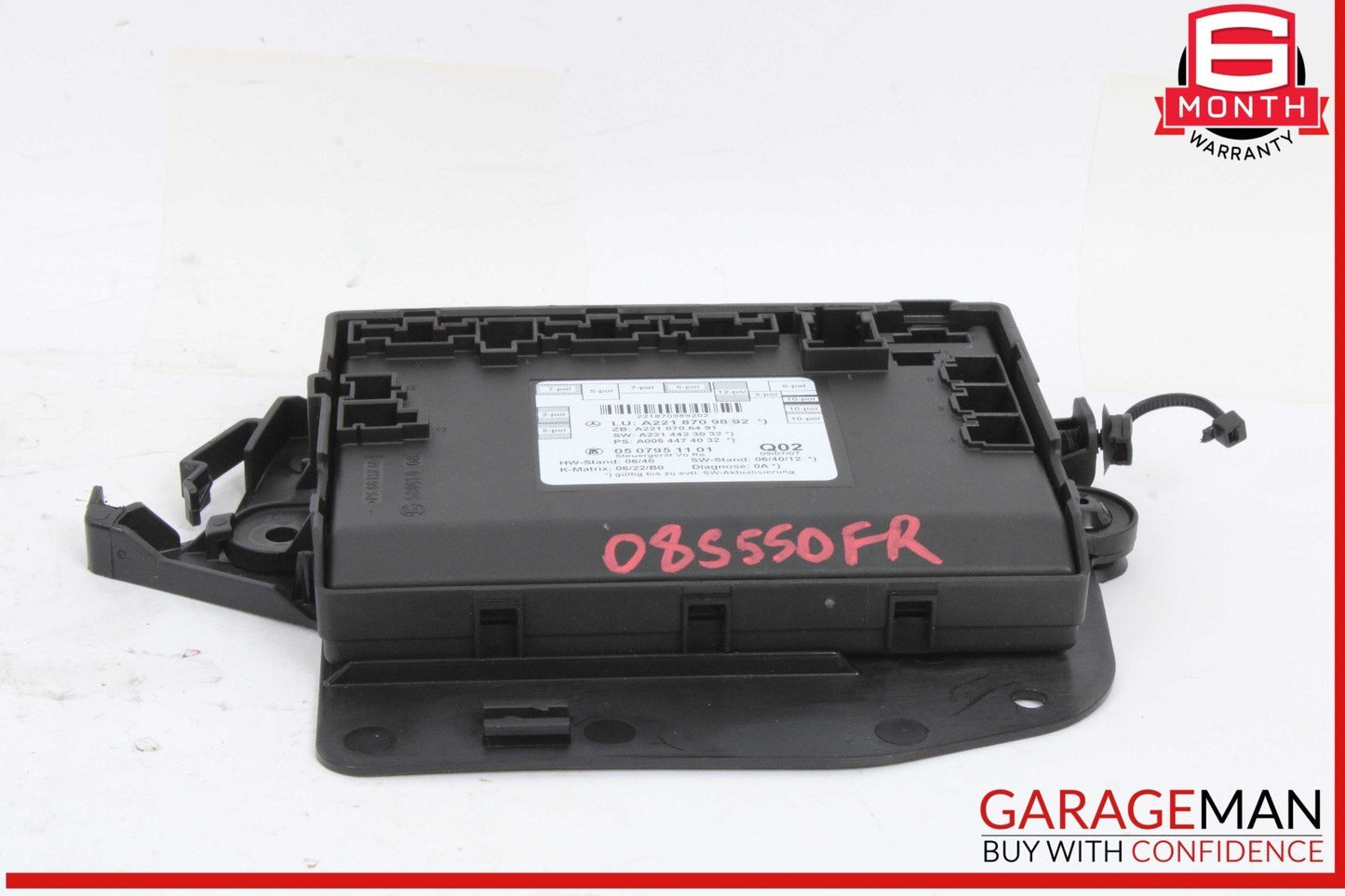 07-13 Mercedes W221 S550 S400 Front Right Side Door Control Module Unit OEM