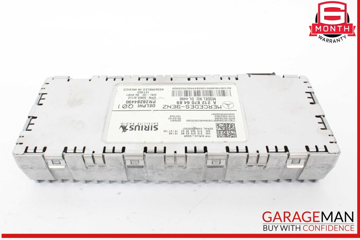 10-17 Mercedes W218 CLS550 Sirius Satellite Radio Receiver Module Unit OEM