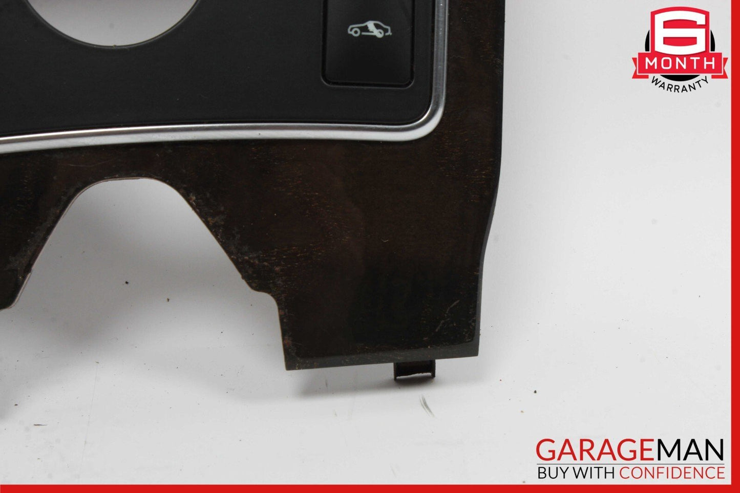 12-14 Mercedes W218 CLS500 Front Center Console Switch Trim Bezel Cover Walnut